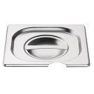 Couvercle inox GN 1/6 avec encoche - Vogue