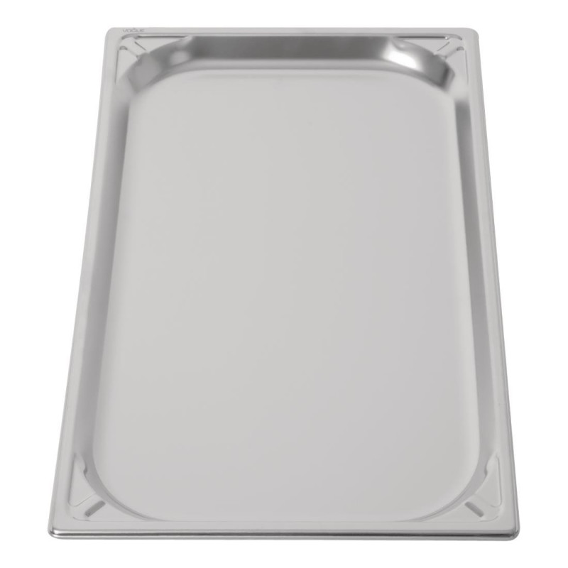 Bac inox 18/10 GN 1/1 professionnel 20mm - Vogue