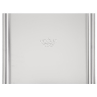 Bac inox 18/10 GN 1/1 professionnel 20mm - Vogue
