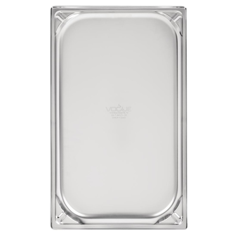 Bac inox 18/10 GN 1/1 professionnel 20mm - Vogue