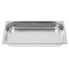 Bac inox 18/10 GN 1/1 professionnel 65mm - Vogue
