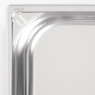 Bac inox 18/10 GN 1/1 professionnel 65mm - Vogue