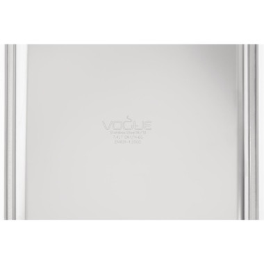 Bac inox 18/10 GN 1/1 professionnel 65mm - Vogue