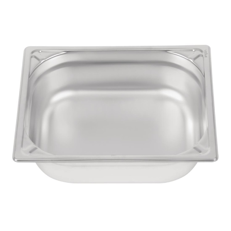Bac inox 18/10 GN 1/2 professionnel 100mm - Vogue