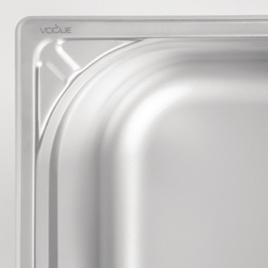 Bac inox 18/10 GN 1/2 professionnel 150mm - Vogue