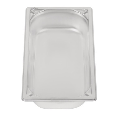 Bac inox 18/10 GN 1/3 professionnel 65mm - Vogue