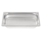 Bac inox 18/10 GN 1/3 professionnel 65mm - Vogue