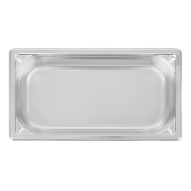 Bac inox 18/10 GN 1/3 professionnel 65mm - Vogue