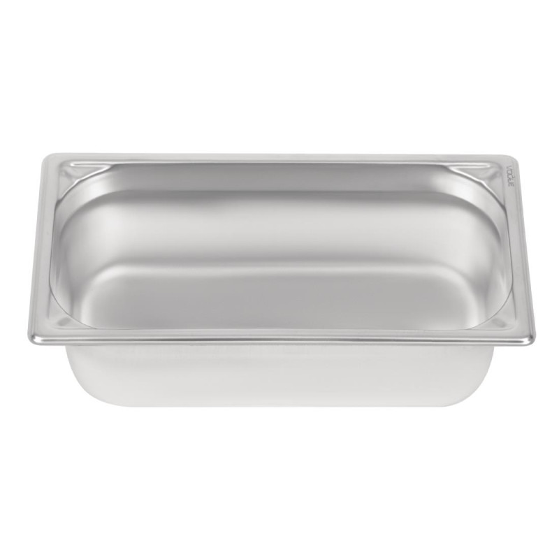 Bac inox 18/10 GN 1/3 professionnel 100mm - Vogue