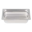 Bac inox 18/10 GN 1/3 professionnel 100mm - Vogue