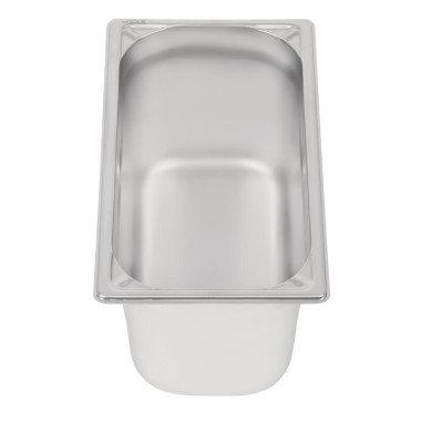 Bac inox 18/10 GN 1/3 professionnel 150mm - Vogue