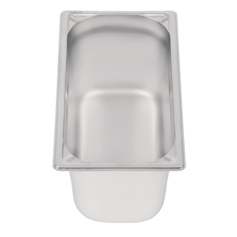 Bac inox 18/10 GN 1/3 professionnel 150mm - Vogue