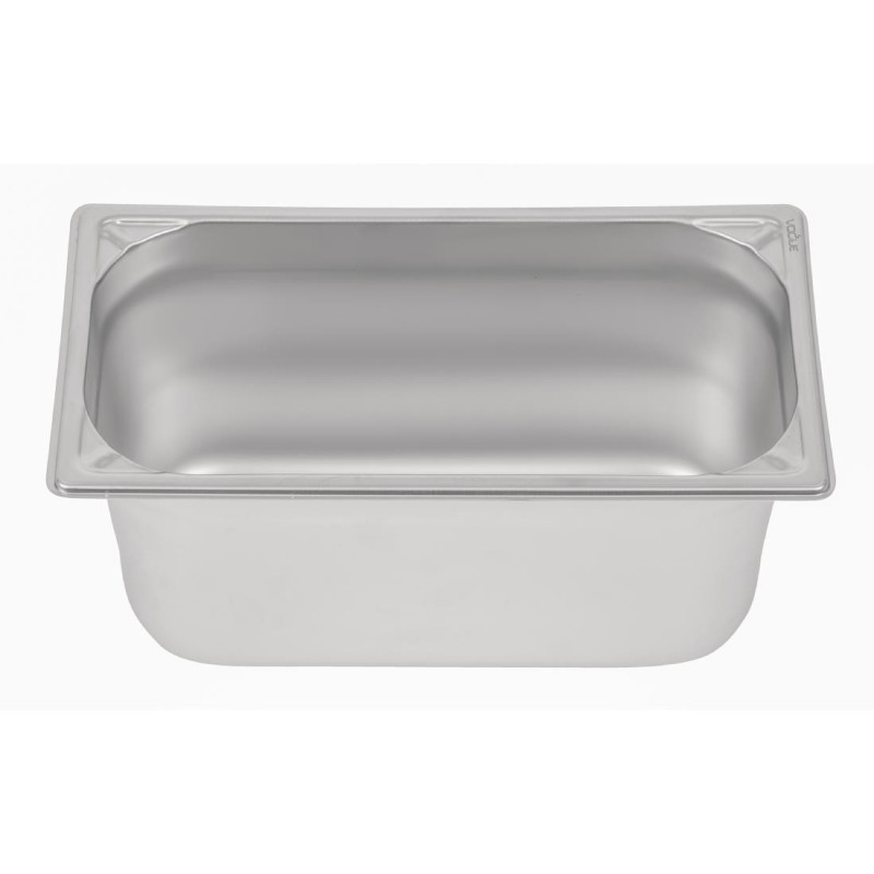 Bac inox 18/10 GN 1/3 professionnel 150mm - Vogue