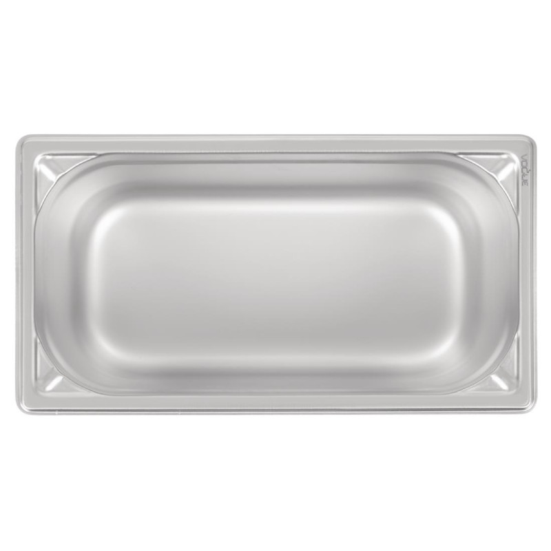 Bac inox 18/10 GN 1/3 professionnel 150mm - Vogue