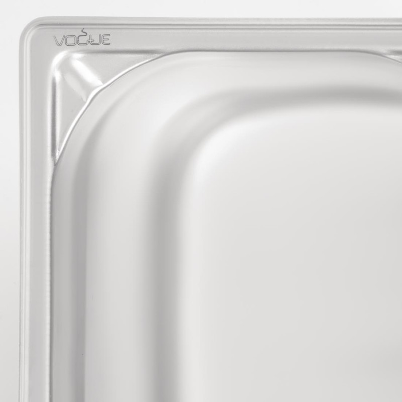 Bac inox 18/10 GN 1/3 professionnel 150mm - Vogue