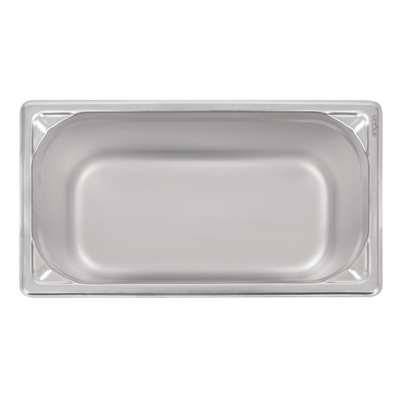Bac inox 18/10 GN 1/3 professionnel 200mm - Vogue