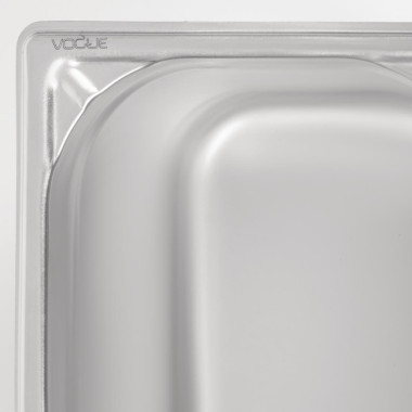 Bac inox 18/10 GN 1/3 professionnel 200mm - Vogue