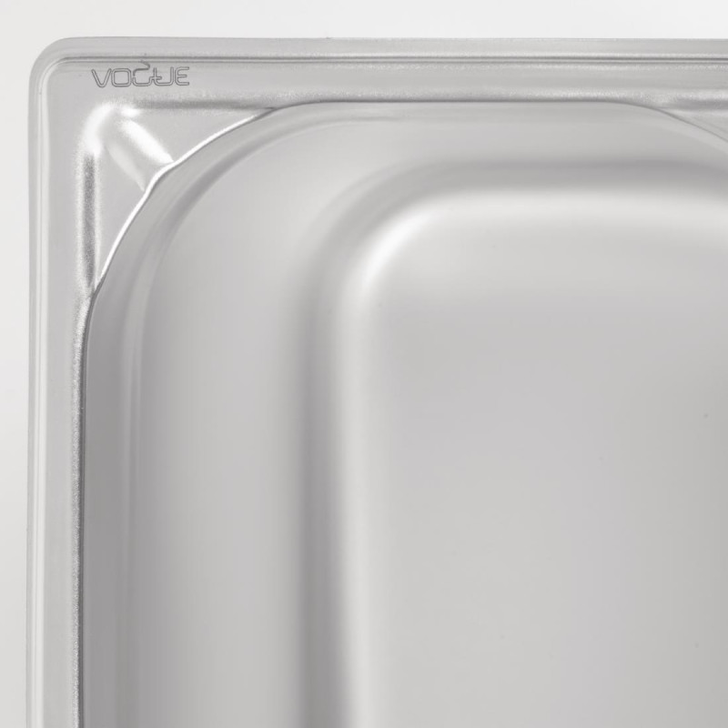 Bac inox 18/10 GN 1/3 professionnel 200mm - Vogue