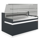 Comptoir vitrine réfrigéré ventilé noir - Diamond  au meilleur prix sur Restock CHR