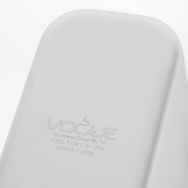 Bac inox 18/10 GN 1/3 professionnel 200mm - Vogue