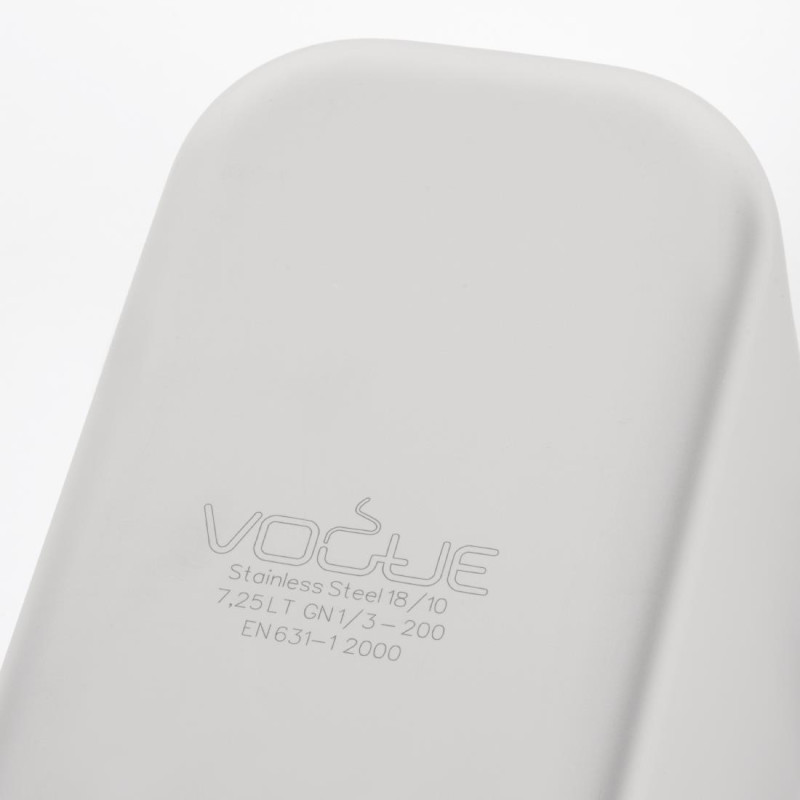 Bac inox 18/10 GN 1/3 professionnel 200mm - Vogue