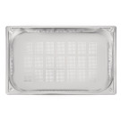 Bac inox 18/10 perforé GN 1/1 professionnel 100mm - Vogue
