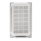 Bac inox 18/10 perforé GN 1/1 professionnel 100mm - Vogue