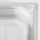 Bac inox 18/10 perforé GN 1/1 professionnel 150mm - Vogue