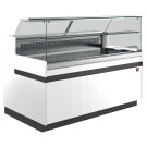 Comptoir vitrine réfrigéré blanc - Diamond  au meilleur prix sur Restock CHR