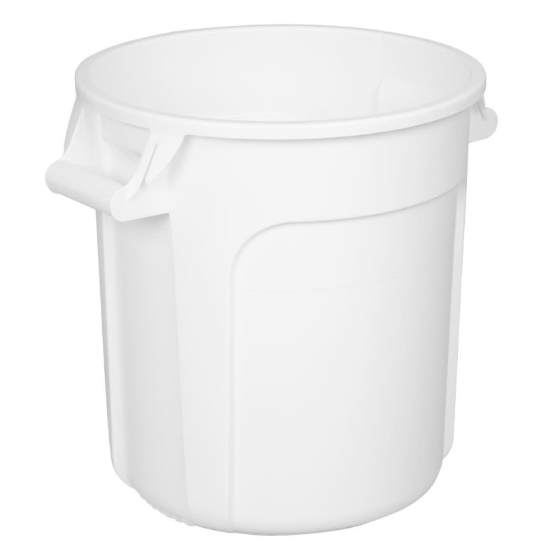 Conteneur rond blanc 38L - Vogue