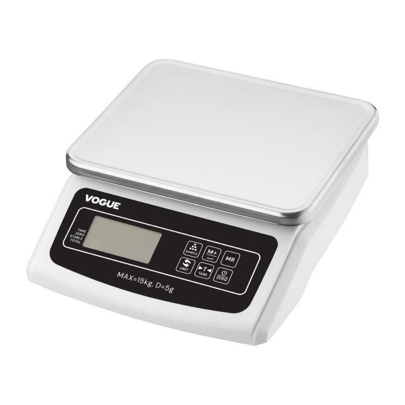 Balance électronique à plateau 15 kg - Vogue
