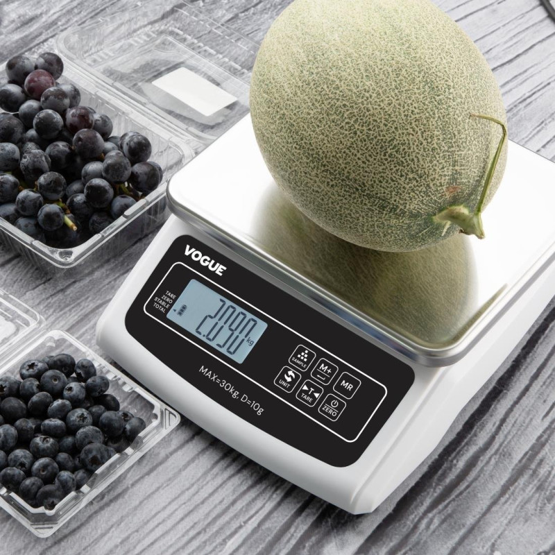 Balance électronique à plateau 30 kg - Vogue