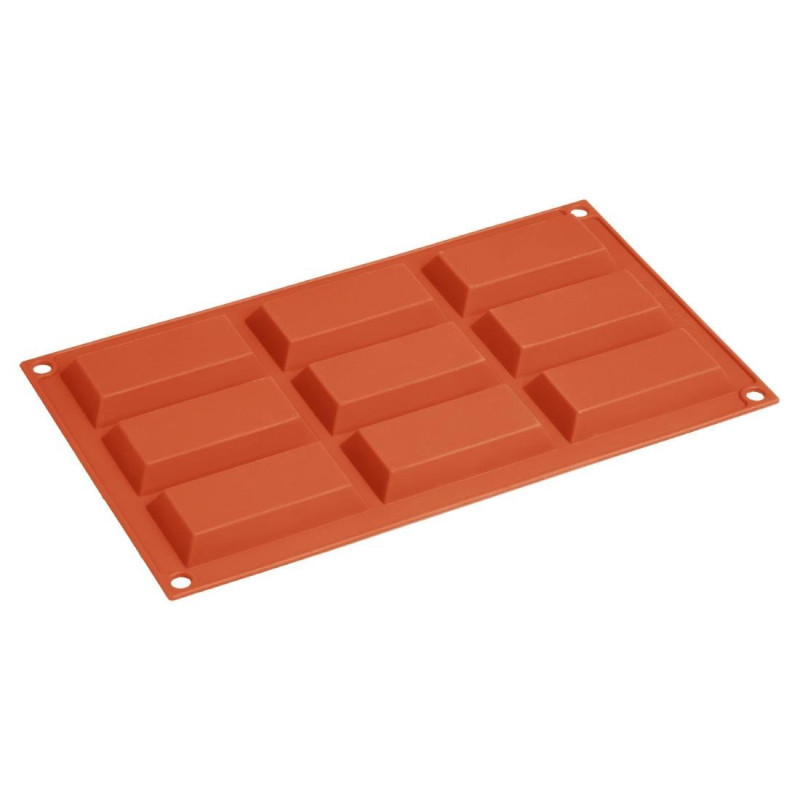 Plaque de 9 moules à gâteau en silicone - Vogue