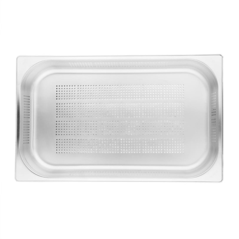 Bac Gastronorme inox perforé GN 1/1 65mm - Vogue