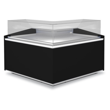 Angle ouvert 90 neutre vitre basse noir - Diamond  au meilleur prix sur Restock CHR