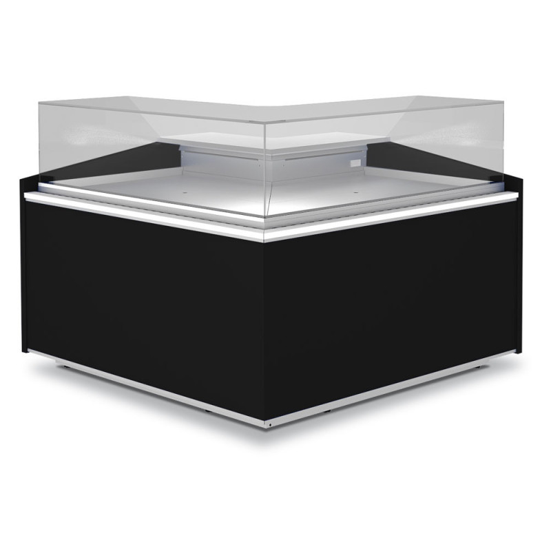 Angle ouvert 90 neutre vitre basse noir - Diamond  au meilleur prix sur Restock CHR