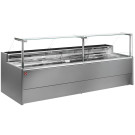 Comptoir vitrine réfrigéré à vitre droite - gris - Diamond  au meilleur prix sur Restock CHR
