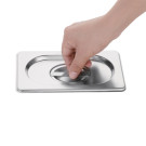 Couvercle GN 1/9 inox - Vogue