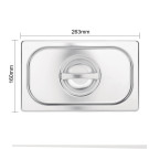 Couvercle GN 1/9 inox - Vogue