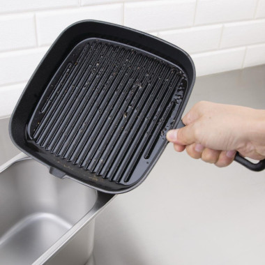 Poêle grill en fonte rainurée - Vogue