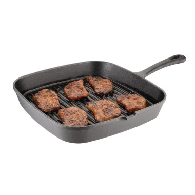 Poêle grill en fonte rainurée - Vogue