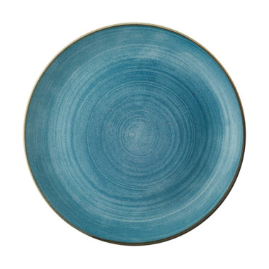 Assiettes rondes Stonecast Raw Evolve Teal 285mm (Lot de 12) - Churchill