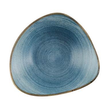 Bols triangulaires Stonecast Raw Lotus Teal 178mm (Lot de 12) - Churchill