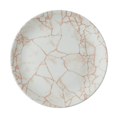 Assiettes rondes Studio Prints Kintsugi Evolve Coral 260mm (Lot de 12) - Churchill