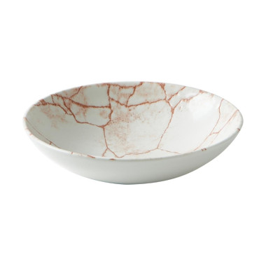 Assiettes coupes rondes Studio Prints Kintsugi Evolve Coral 184mm (Lot de 12) - Churchill