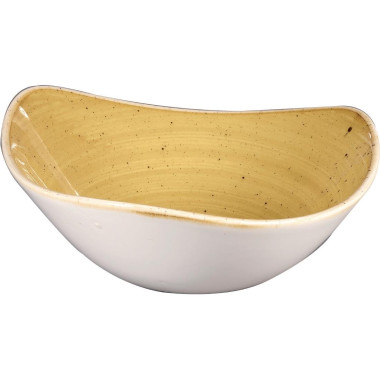 Bols triangulaires Stonecast Mustard 185mm (Lot de 12) - Churchill