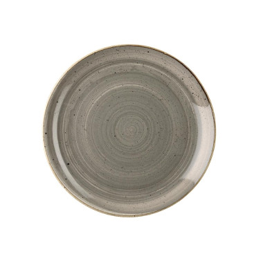 Assiettes rondes Stonecast Grey 288mm (Lot de 12) - Churchill
