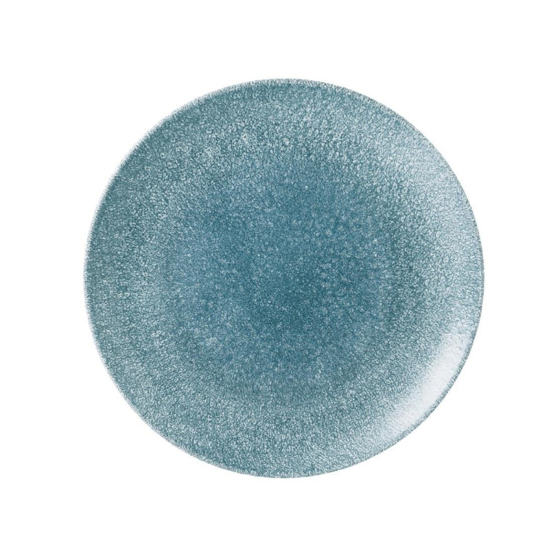Assiettes rondes Studio Prints Raku Large Topaz Blue 288mm (Lot de 12) - Churchill