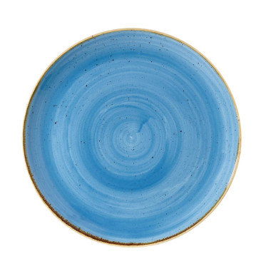 Assiettes rondes Stonecast Cornflower Blue 260mm (Lot de 12) - Churchill