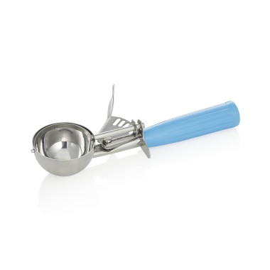 Acier inox 18/8, Polypropylène Portionneuse 21 cm 5,5 cm 60 ml manche bleu inox 18/8 professionnel - Was Germany  au meilleur pr